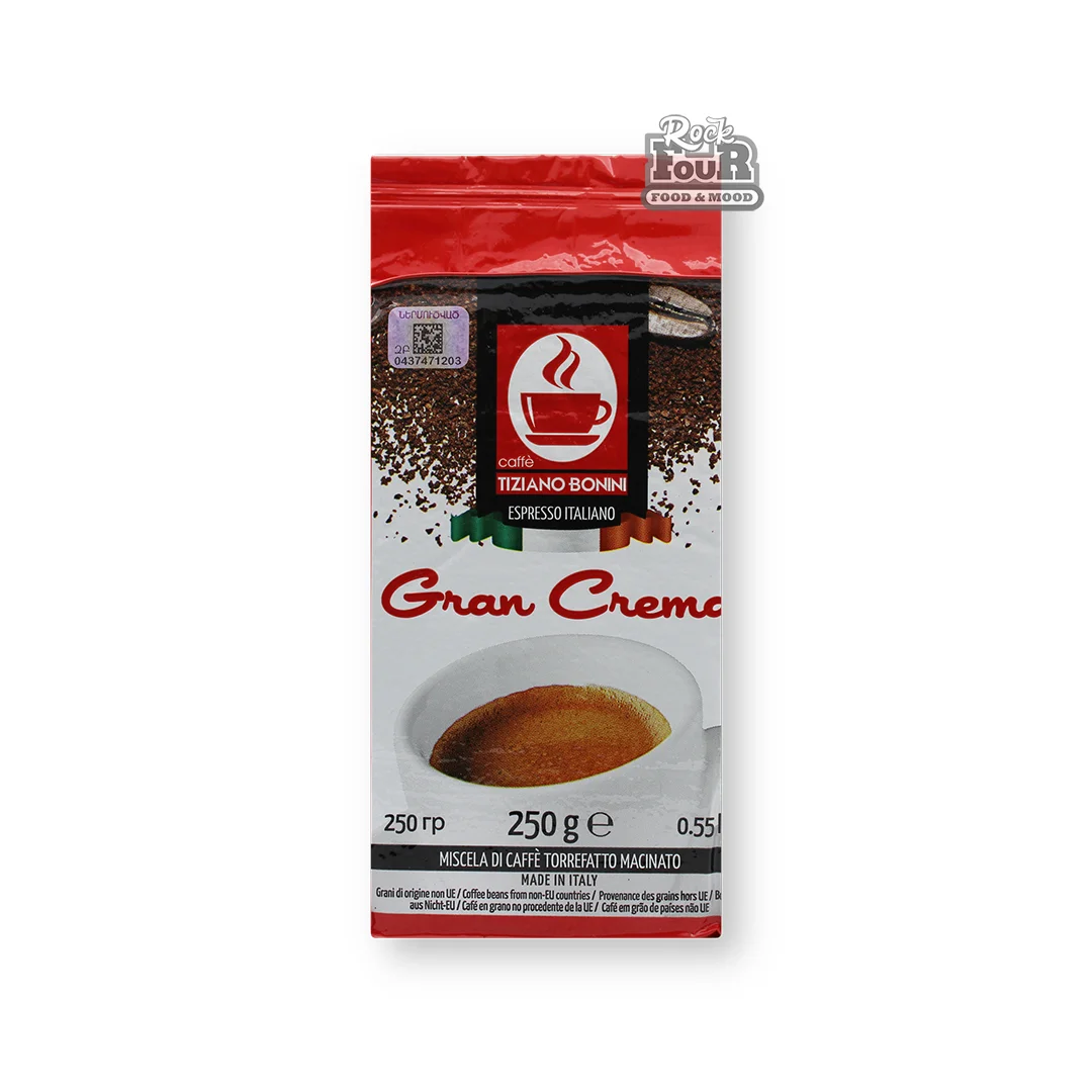 Սուրճ աղացած «Tiziano Bonini Gran Crema» 250գ